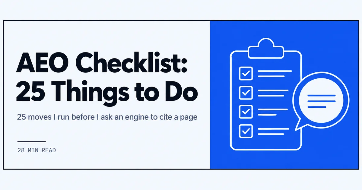 Line drawing of a checklist on a clipboard next to a speech bubble